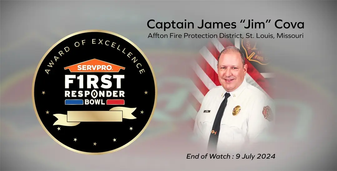SERVPRO Honors Fallen Firefighter at First Responder Bowl