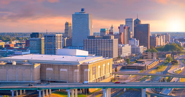 Skyline of Memphis