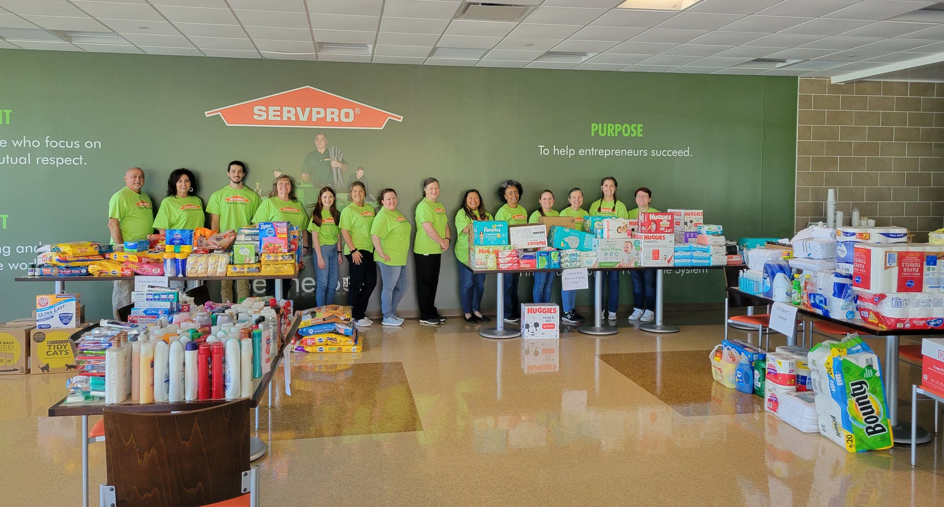 Servpro Industries, LLC Participates in National Volunteer Week