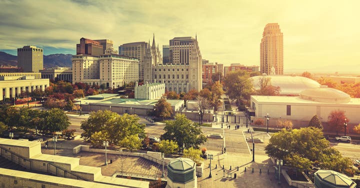 Skyline of Salt Lake City