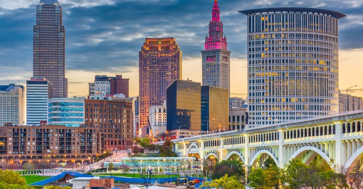 Skyline of Cleveland