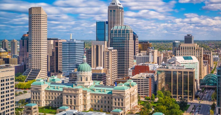 Skyline of Indianapolis